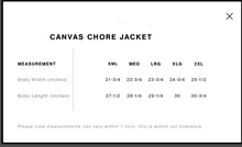 Load image into Gallery viewer, THE CHORE COAT (CANVAS / UNDERCOVER BLACK ON BLACK)
